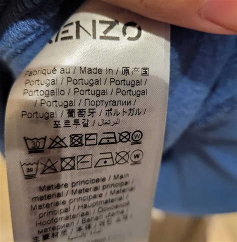 un faux sweat kenzo peut-il être fabriqué au portugal
